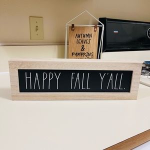 Rae Dunn Happy Fall Y’all Wooden Sign